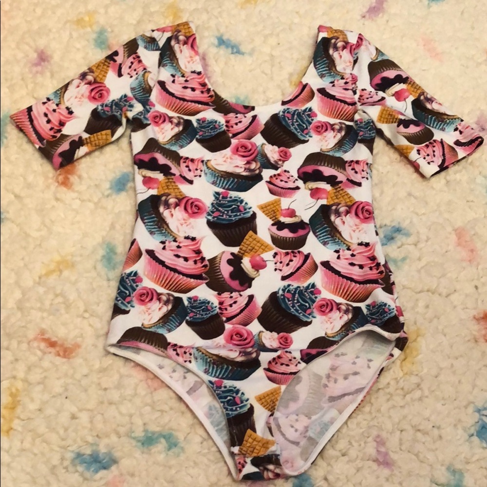 Cupcake Bodysuit One Piece
